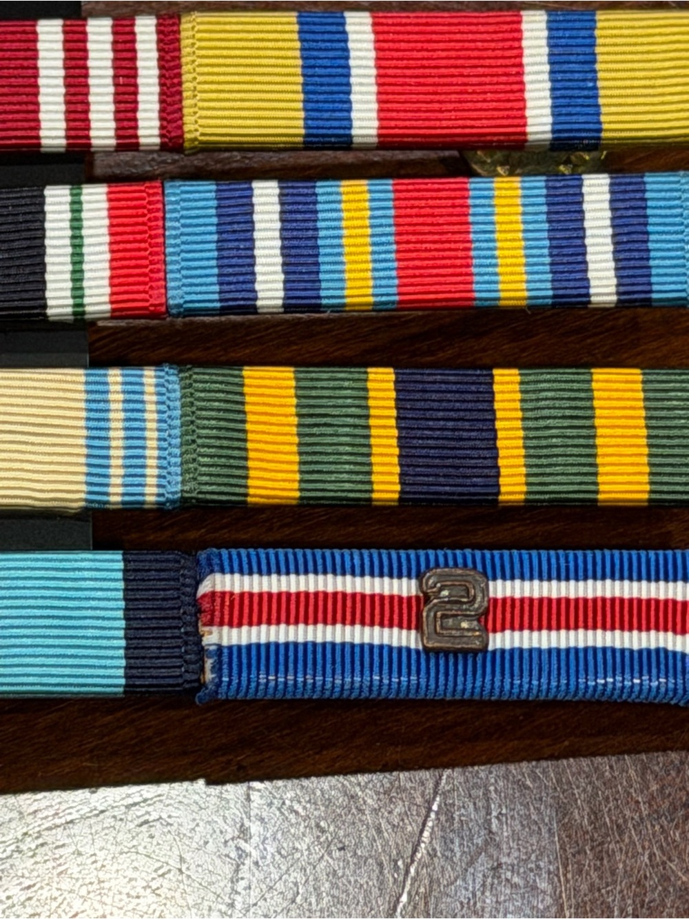 Military Ribbon Bar Set - Multicolor Service Ribbons - Picture 2 of 4